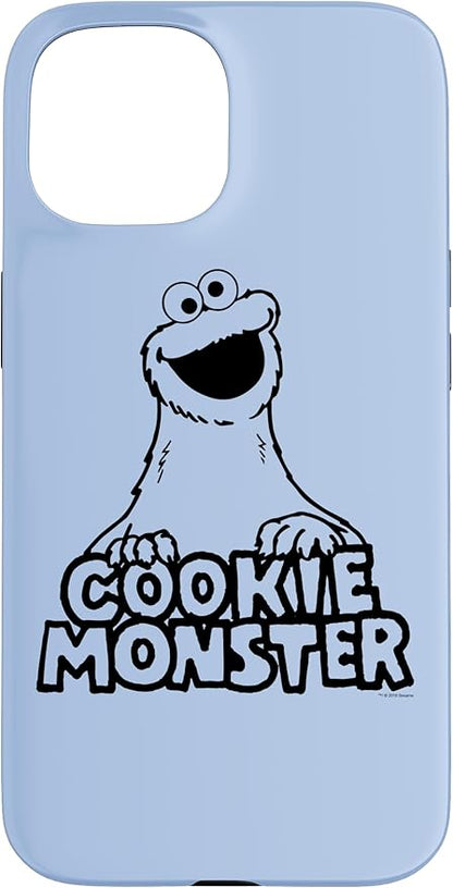 iPhone 15 Sesame Street Vintage Cookie Monster Case