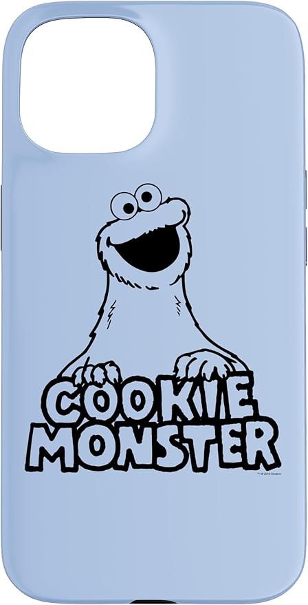 iPhone 15 Sesame Street Vintage Cookie Monster Case