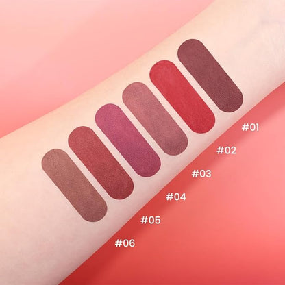 Wine red Matte Lip Liner Pencil - Crayon Matte Lipstick Pencil, No Transfer, Smudgeproof & Waterproof, Sharpenable Lip Crayon for Women, Velvet Long-Lasting Lip Color 05#