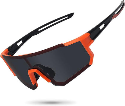 STORYCOAST Polarized Sports Sunglasses for Men Women,Driving Fishing Cycling Mountain Bike Sunglasses UV400 Protection