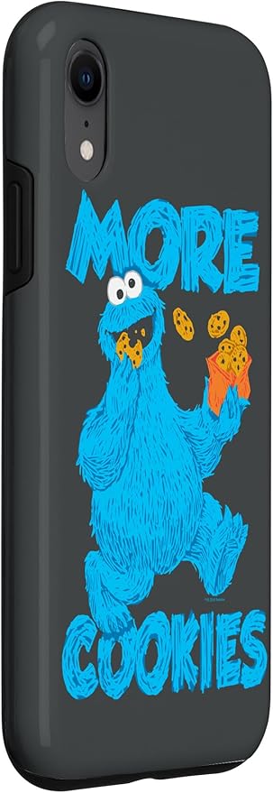 iPhone XR Sesame Street Cookie Monster More Cookies Case