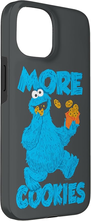 iPhone 15 Sesame Street Cookie Monster More Cookies Case