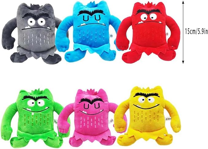 Color Monster Plush Toys and Dolls Set