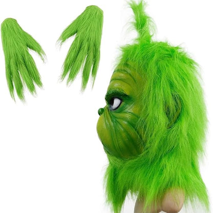 WPOZD Christmas Cosplay Mask, Santa Claus Theme, Adult & Teens, Unisex, Latex Mask
