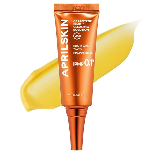 APRILSKIN Radiance Repair Care Duo - Carrotene Clearing Solution & Artemisia Squalane Hydra Gel Cream Targeted Blemish Care and Deep Hydration for Balanced, Healthy Skin