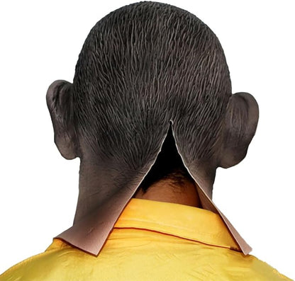 Realistic Monkey Mask Funny Gorilla Mask Costume Monkey Suit Halloween Animal Masks for Adults Cosplay