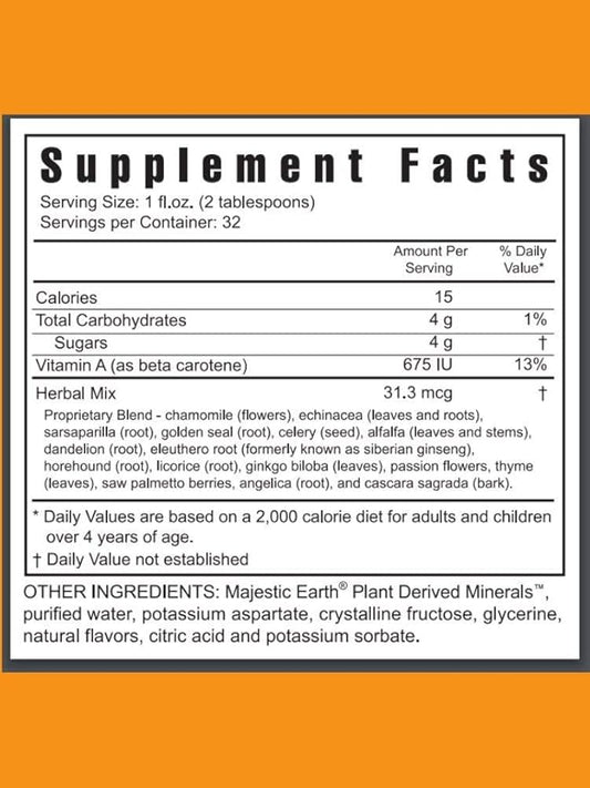Youngevity Majestic Earth Herbal Rainforest, 32 Fl Oz - Ultimate multi-herbal, multivitamin and mineral complex for Men, Women, Kids - Immune Support Supplement - Gluten-free