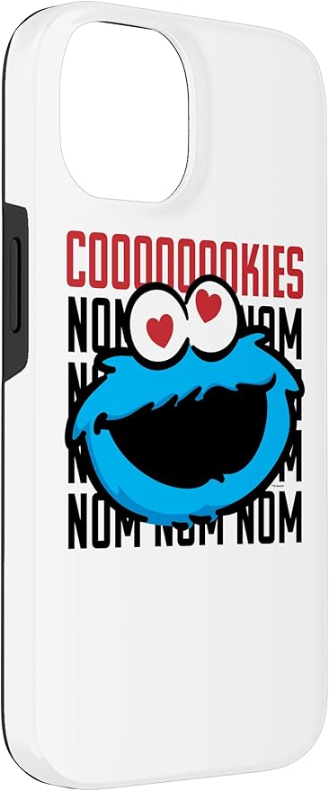 iPhone 14 Sesame Street Cookie Monster Coooooookies Case