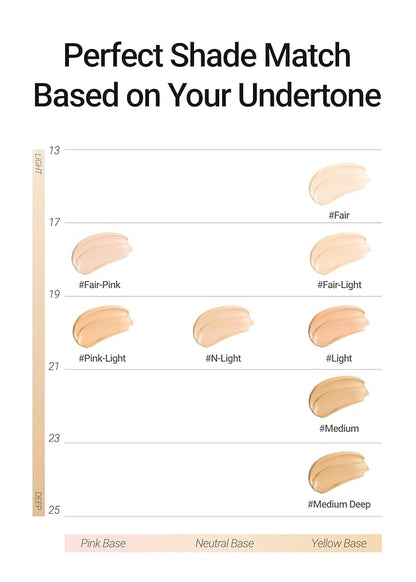 [JUNGSAEMMOOL OFFICIAL] Essential Skin Nuder Cushion (Medium Deep) Cream Foundation