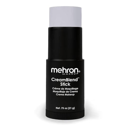 Mehron Makeup CreamBlend Stick | Face Paint, Body (Light Grey) 75 oz