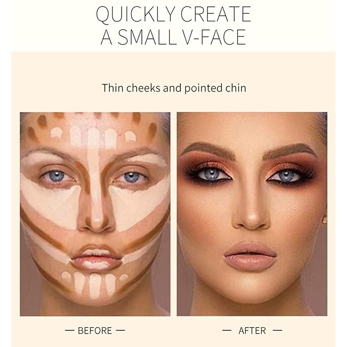 Double-End Contour Highlighter Stick Contour Stick, Face Highlighter,