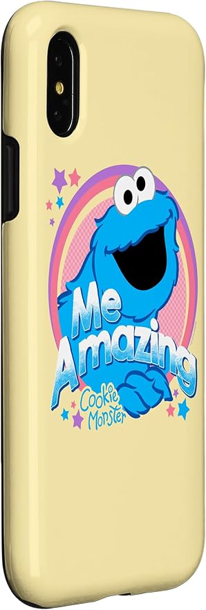 iPhone X/XS Sesame Street Cookie Monster Me Amazing Case