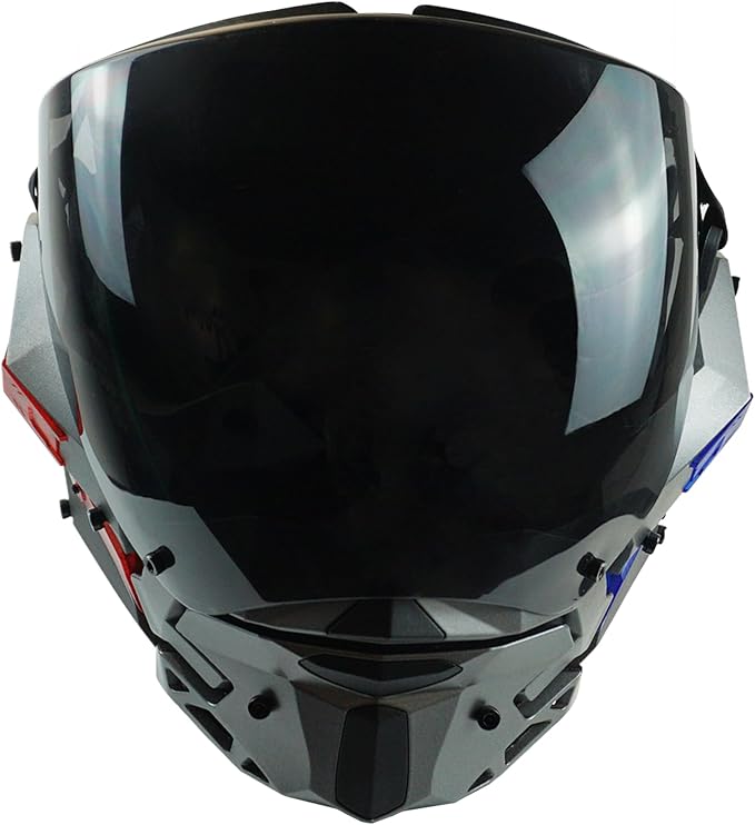Punk Mask For Adults, Futuristic Mask, 2 Wearable Styles, Ideal For Cosplay Halloween Mask, Music Party