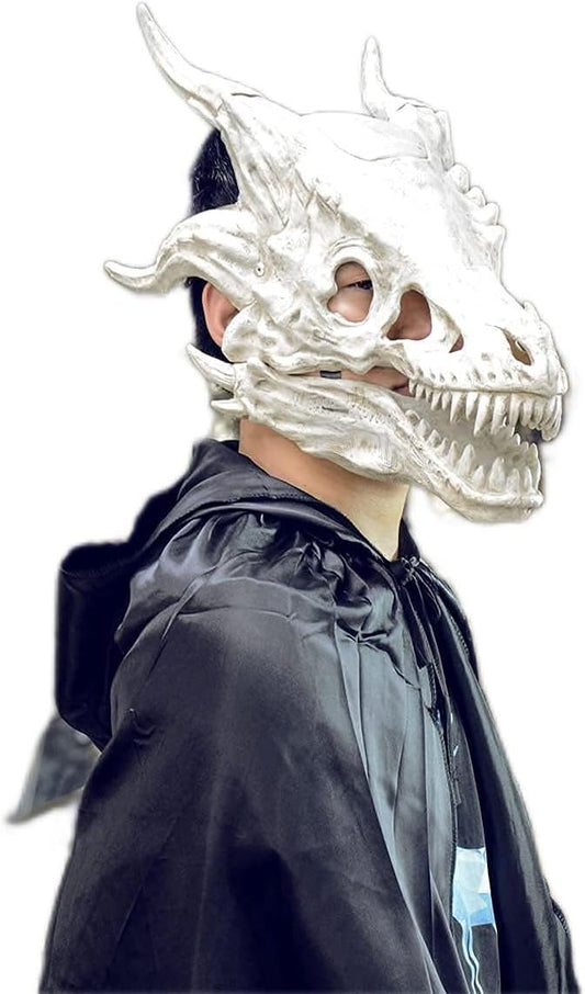 RRANYF Dino Mask Moving Jaw Decor - Tyrannosaurus Rex Cosplay Party Birthday Halloween