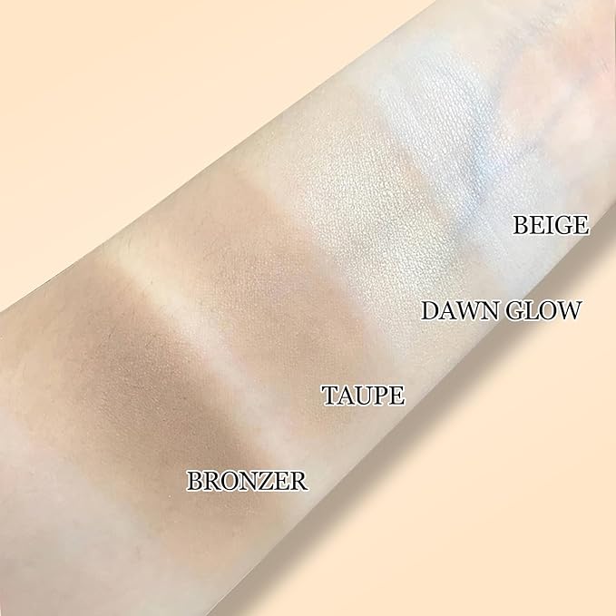 Erinde Face Highlighter Palette, Pearl Glossy Face Illuminator