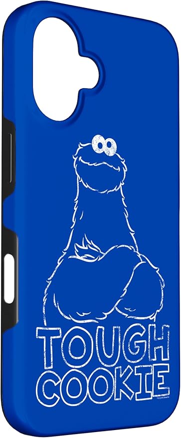 iPhone 16 Sesame Street Cookie Monster Tough Cookie Case