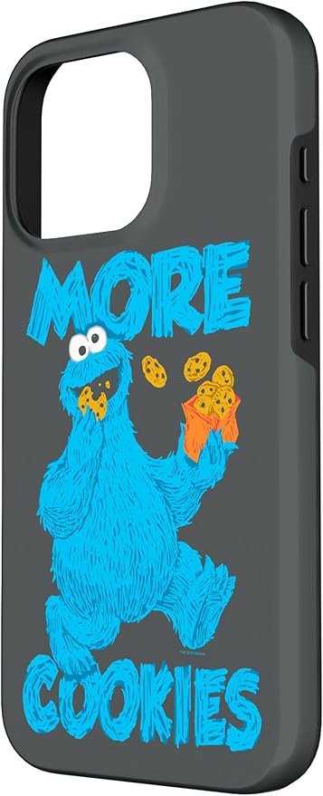 iPhone 16 Pro Sesame Street Cookie Monster More Cookies Case