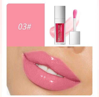 Ultimate Luxe Lip Oil Hydrating Fruit-Flavored Oils with Soft Brush for Moisturized, Full, and Radiant Lips (#03, SINGLE)