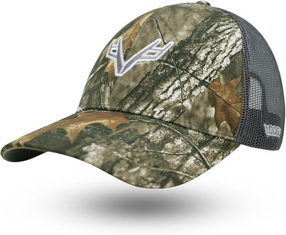LOOGU Fishing Hat Mesh Back for Men Women Adjustable Baseball Trucker Cap Snapback Hats