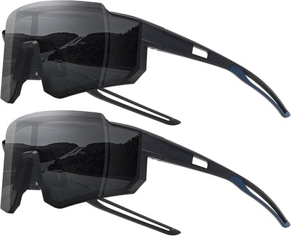 STORYCOAST Polarized Sports Sunglasses for Men Women,Driving Fishing Cycling Mountain Bike Sunglasses UV400 Protection