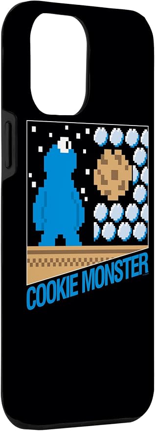 iPhone 14 Plus Sesame Street Cookie Monster 8-Bit Case