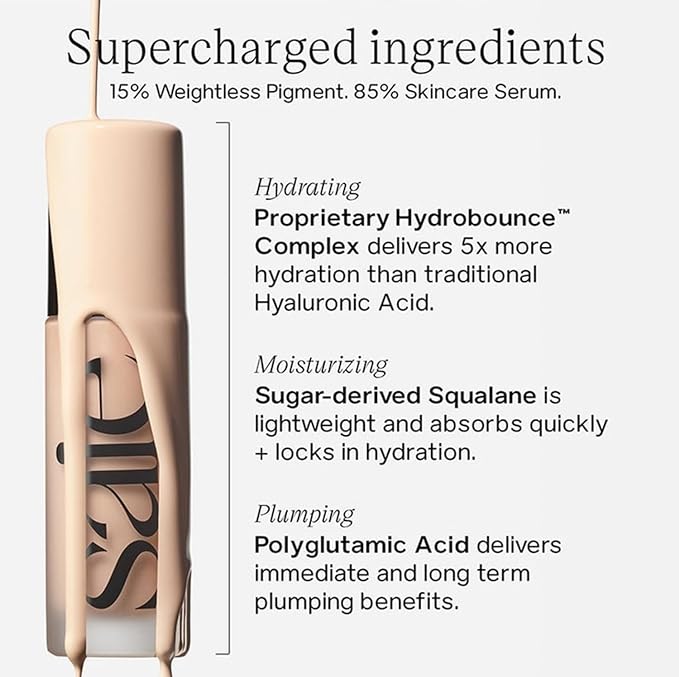 Saie Glowy Super Skin Tint Liquid Foundation - 3 (1.) 01 oz