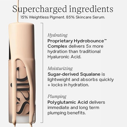 Saie Glowy Super Skin Tint Liquid Foundation - 3 (1.) 01 oz