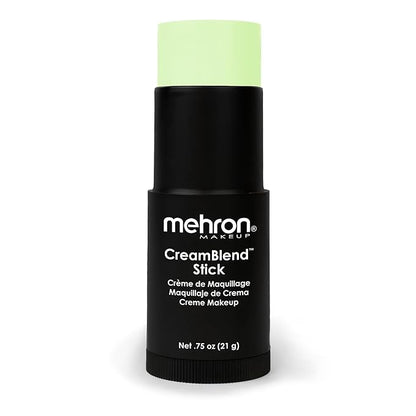 Mehron Makeup CreamBlend Stick | Face Paint, Body (Pastel Green) 75 oz