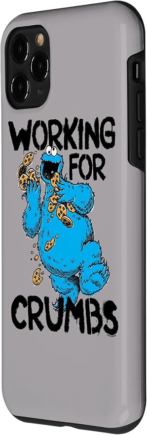 iPhone 11 Pro Sesame Street Cookie Monster Working for Crumbs Case