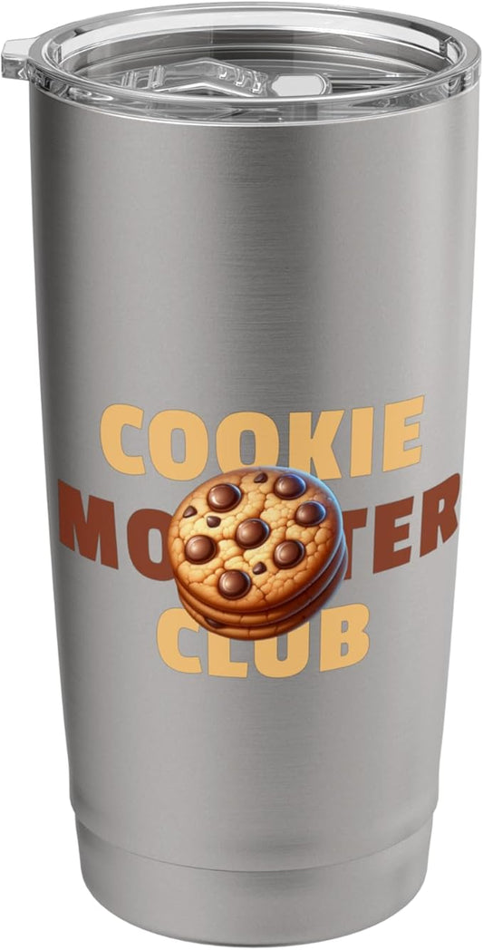 Cookie Monster Club - Sweet Treats Design Stainless Steel Insulated Tumbler