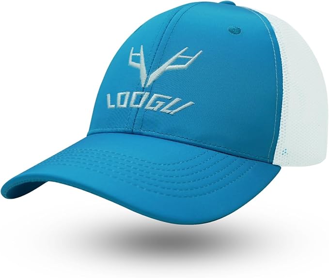 LOOGU Fishing Hat Mesh Back for Men Women Adjustable Baseball Trucker Cap Snapback Hats