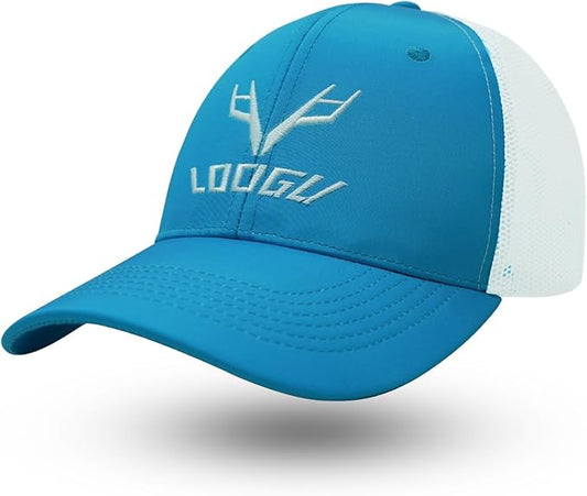 LOOGU Fishing Hat Mesh Back for Men Women Adjustable Baseball Trucker Cap Snapback Hats
