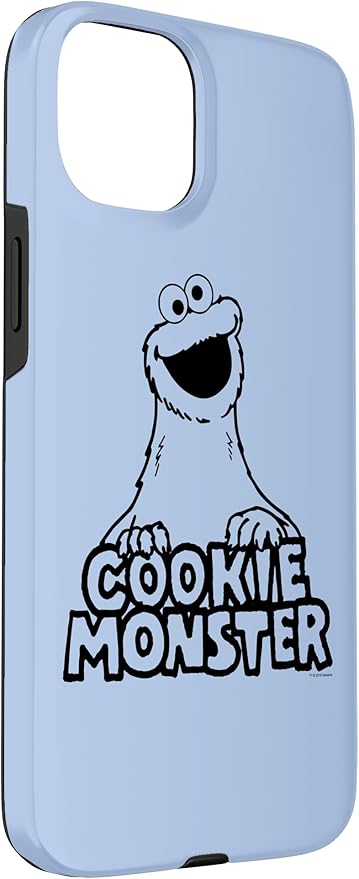 iPhone 15 Plus Sesame Street Vintage Cookie Monster Case