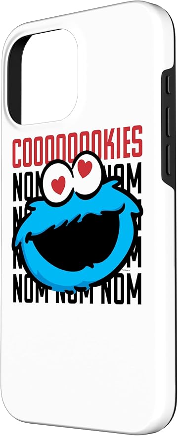iPhone 16 Pro Max Sesame Street Cookie Monster Coooooookies Case