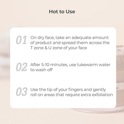 [K-Beauty] RE:P Fresh Vitality Herb Mask | Vegan Revitalizing Clay Mask Gentle Wash Off Exfoliating Face Mask w/Real Rose & Jasmine Flower 4.58 fl oz