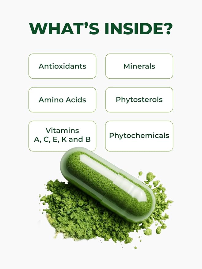 PURA VIDA MORINGA Capsules Single Origin Moringa Powder Organic. Moringa Leaf. Energy, Metabolism, & Immune Support. 120ct. 500mg Caps.
