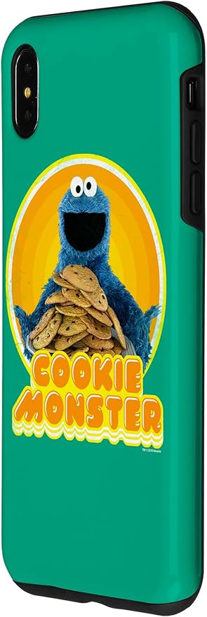 iPhone XS Max Sesame Street Cookie Monster Iron On Case