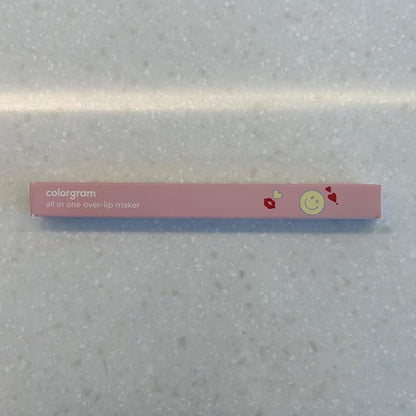 COLORGRAM All In One Over-Lip Maker 02 Cool Pink | Versatile Lip Liner & Contour with Natural Shades, Matte finish, Bigger and Fuller Lips, Plumping effect, Smooth creamy texture