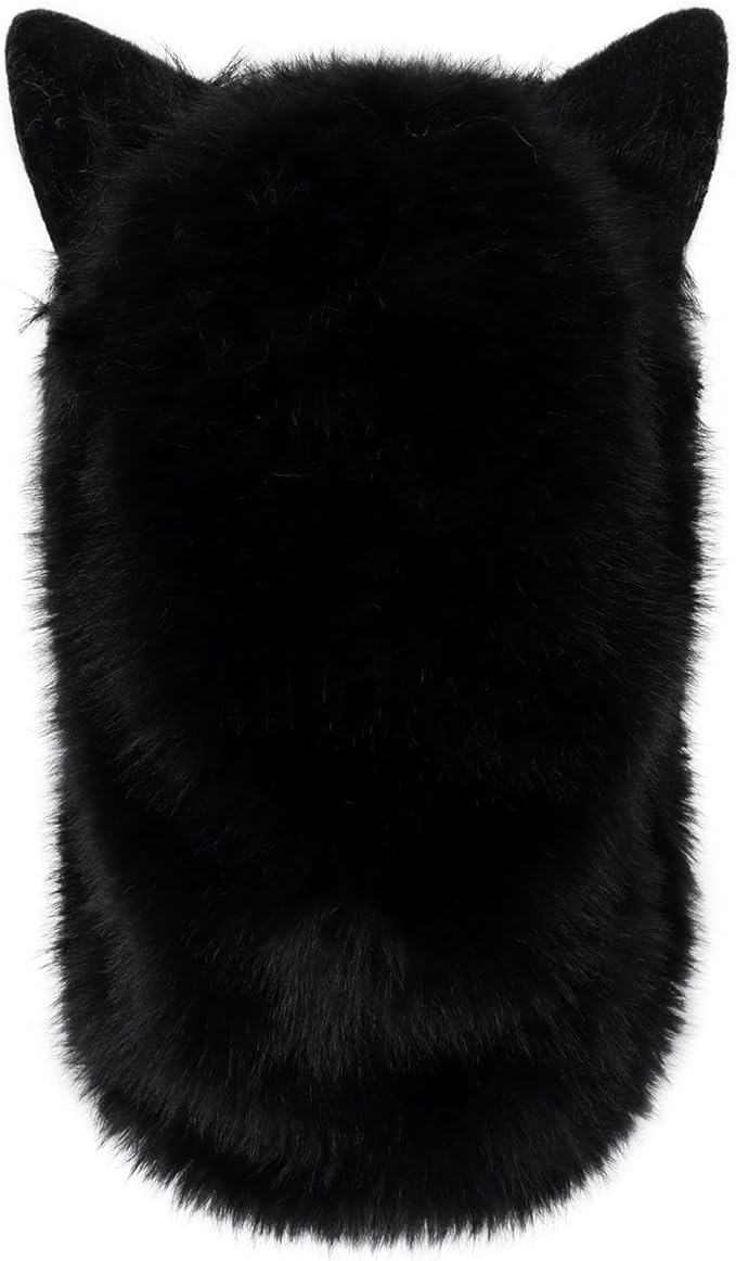 HAOAN Furry Dog Mask Animal Wolf Full Head for Halloween Fancy Dress Party Cosplay Costume Women Men