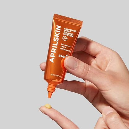 APRILSKIN Radiance Repair Care Duo - Carrotene Clearing Solution & Artemisia Squalane Hydra Gel Cream Targeted Blemish Care and Deep Hydration for Balanced, Healthy Skin
