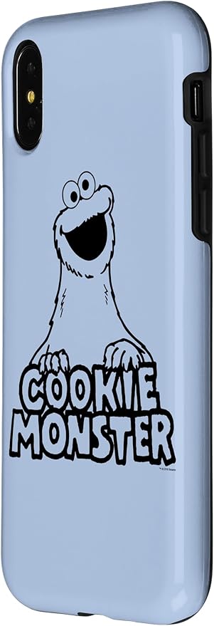 iPhone X/XS Sesame Street Vintage Cookie Monster Case