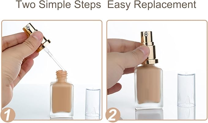 2Pack DW Foundation Pump for Estee Lauder Double Press Dedicated 30ML