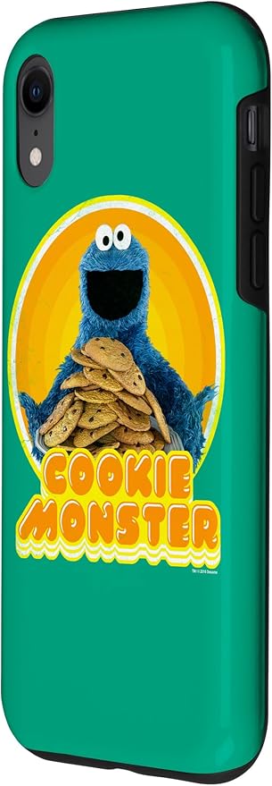 iPhone XR Sesame Street Cookie Monster Iron On Case