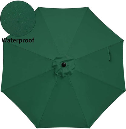 Simple Deluxe 9' Patio Umbrella Outdoor Table Market Yard Umbrella with Push Button Tilt/Crank