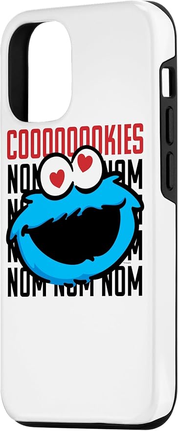 iPhone 12/12 Pro Sesame Street Cookie Monster Coooooookies Case
