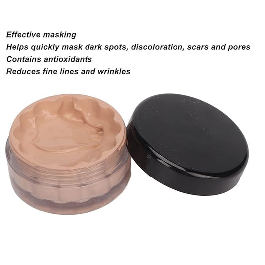 Color Correcting Concealer Cream, Makeup Face Concealer Brighten Corrector (02) 12ml