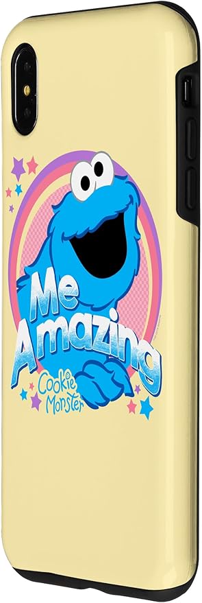 iPhone XS Max Sesame Street Cookie Monster Me Amazing Case
