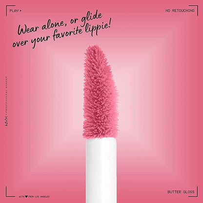 NYX PROFESSIONAL MAKEUP Butter Gloss, Non-Sticky Lip Gloss - Vanilla Cream Pie (Mauve)