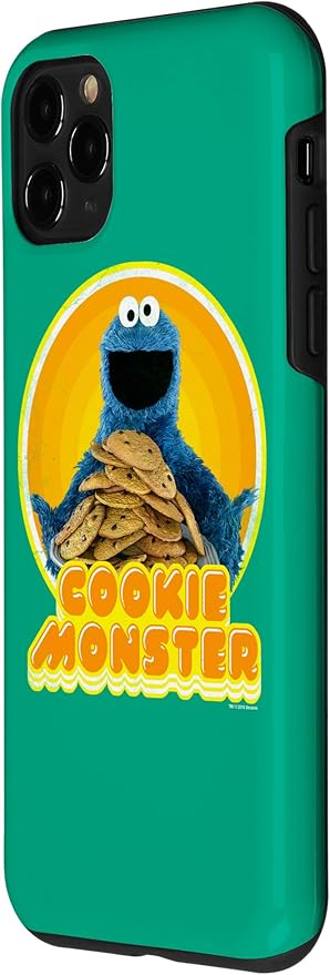 iPhone 11 Pro Sesame Street Cookie Monster Iron On Case