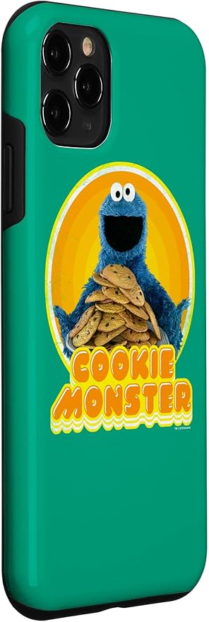iPhone 11 Pro Sesame Street Cookie Monster Iron On Case